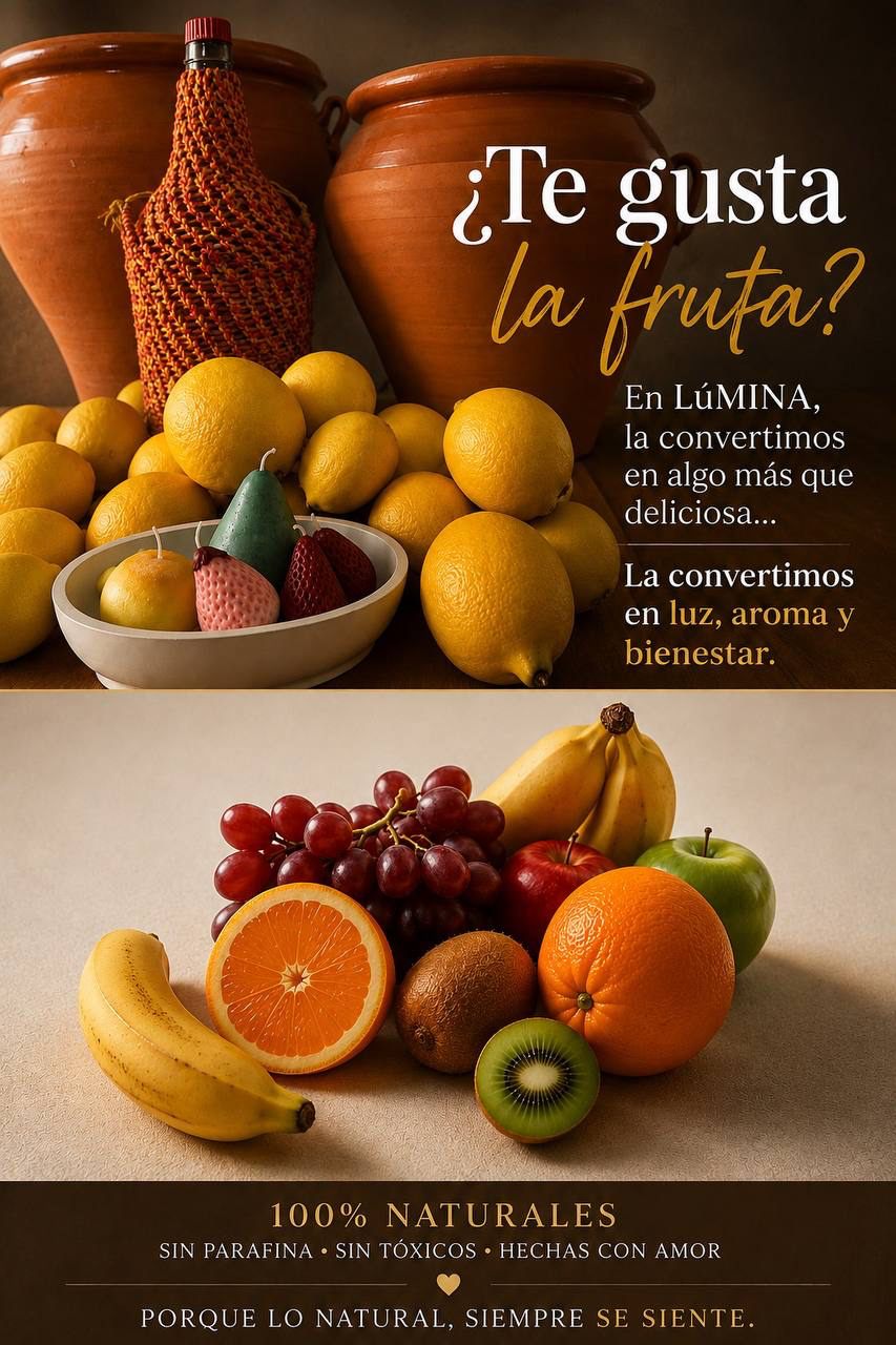 Velas de fruta