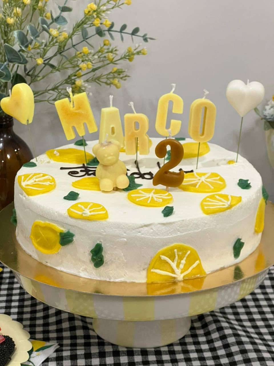 Velas de tarta personalizadas